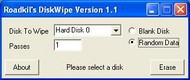 Roadkils Disk Wipe screenshot